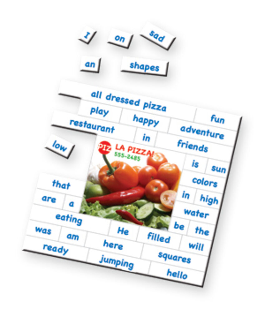 MiniMedia - Assortiment de mots magnétiques : 5 1/2'' x 5 1/2'' MGP126