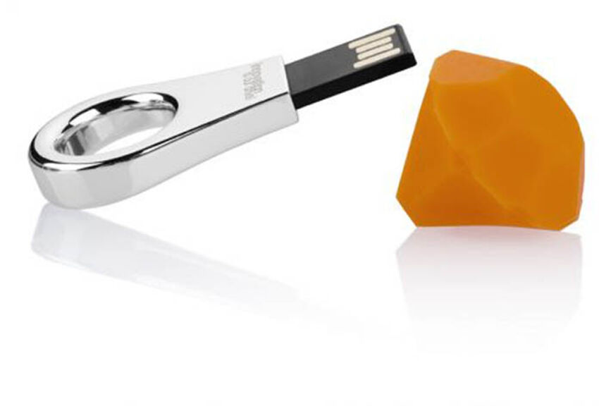 PSL - Bague usb avec diamant en silicone USM6243