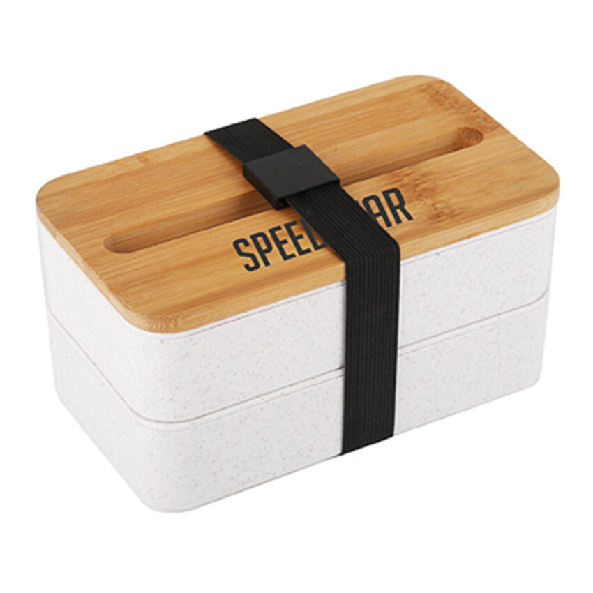 Debco - Boîte Bento double avec porte-cellulaire KP9636 Debco - Boîte Bento double avec porte-cellulaire KP9636