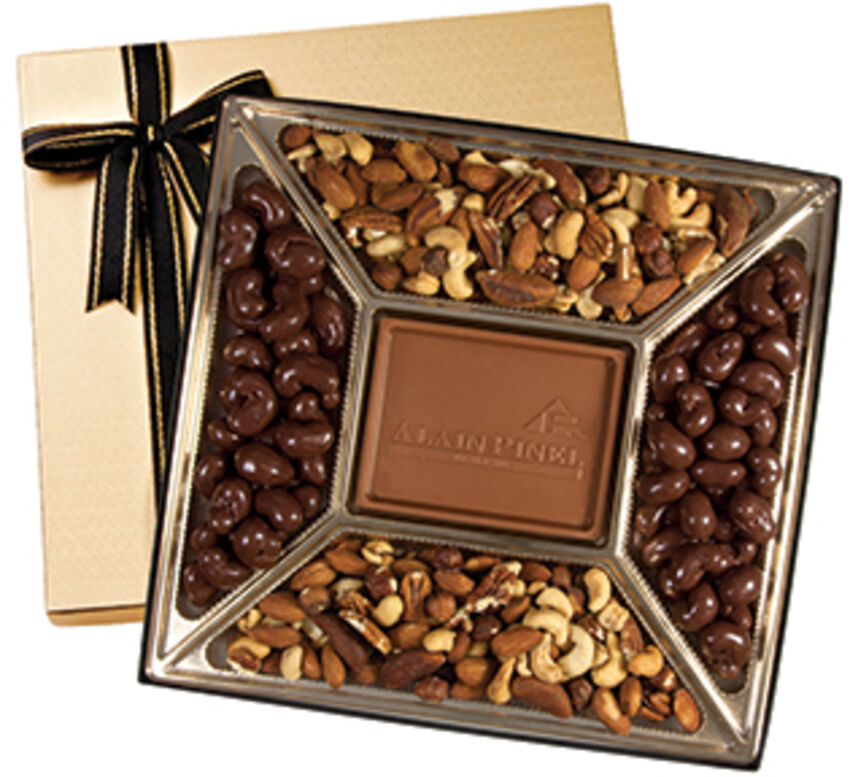 NC custom - Boîte cadeau avec pièce centrale personnalisée FB16