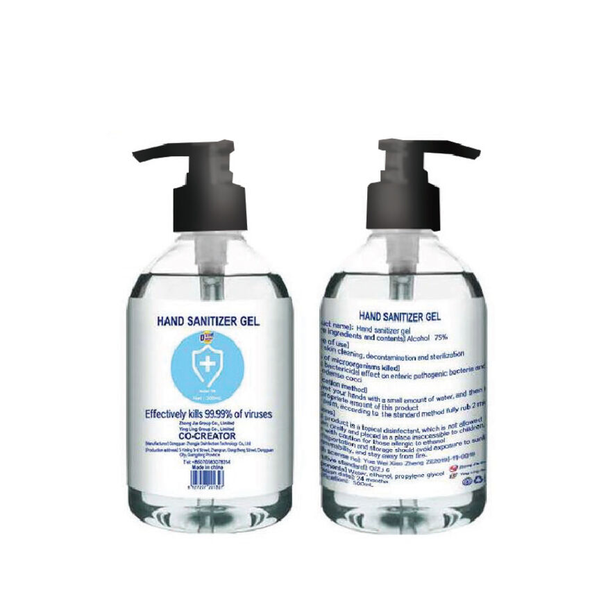 - Bouteille de gel antibactériens 500ml. avec pompe - Bouteille de gel antibactériens 500ml. avec pompe