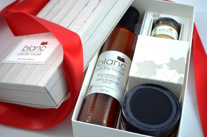 rougemaple - Cadeaux gourmets coffret 1 VARIT 1 COFFRET BLANC PAR ROUGE