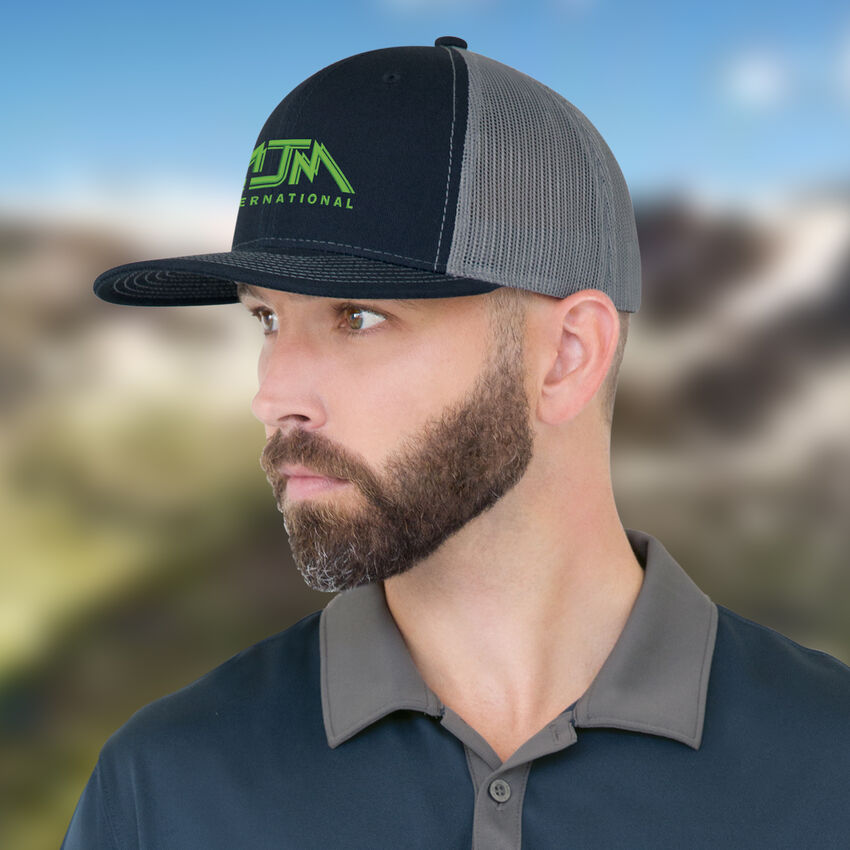 AJM - Casquette deux tons ajustable 8E019M