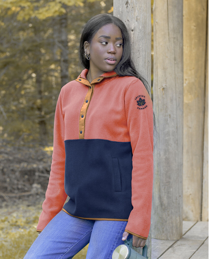 Attraction - Chandail à capuchon boutonné 100L85W