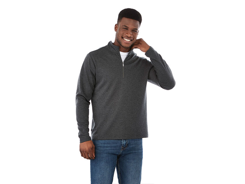 Trimark - Chandail à glissière 1/4 polyester et laine 18612 Trimark - Chandail à glissière 1/4 polyester et laine 18612