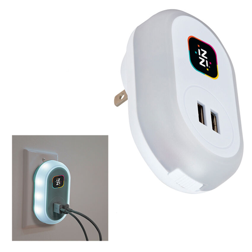 starline - Chargeur USB mural avec veilleuse EL155 starline - Chargeur USB mural avec veilleuse EL155