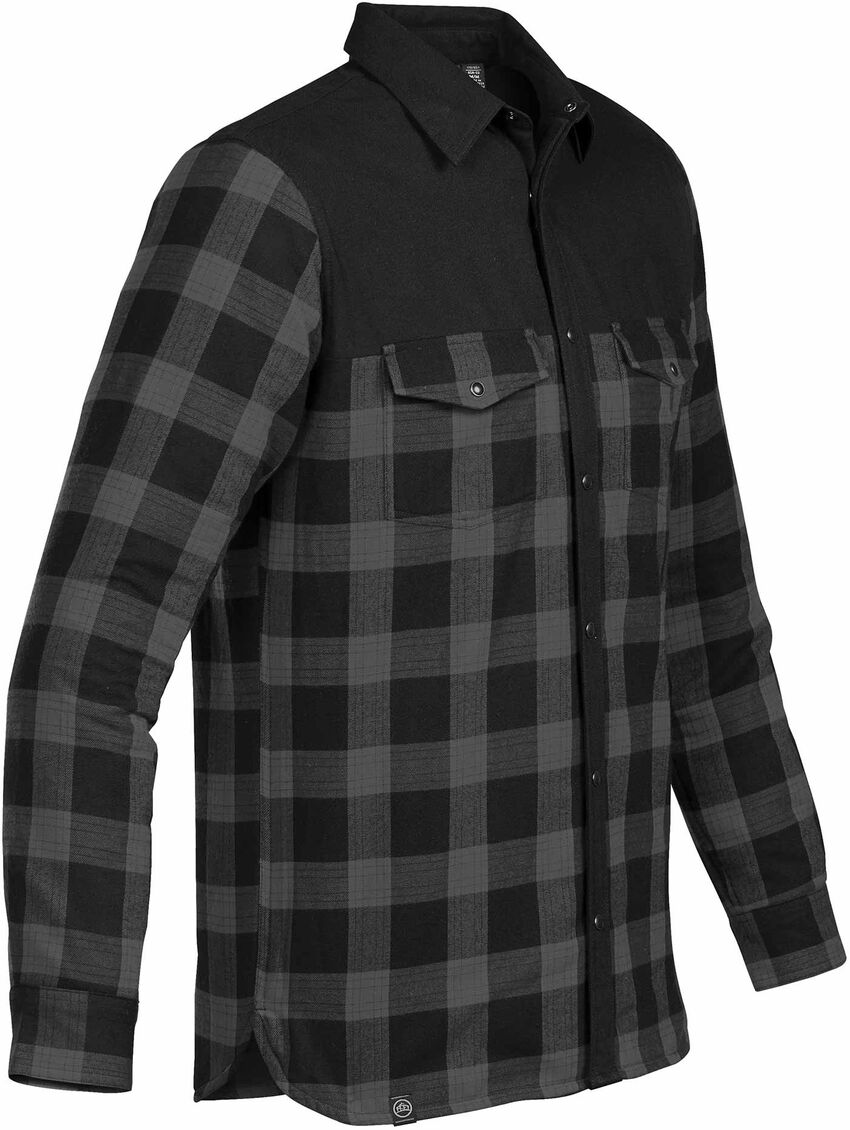 Stormtech - Chemise à carreaux doublée de molleton FLX-1