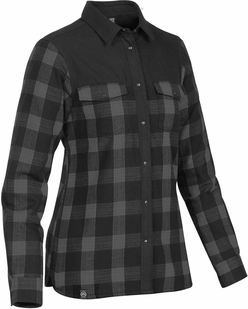 Stormtech - Chemise à carreaux doublée de molleton FLX-1W