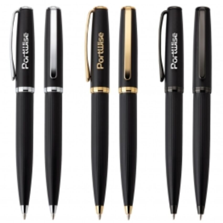 Spector & Co. - Chic stylo en laiton fini mat G3373