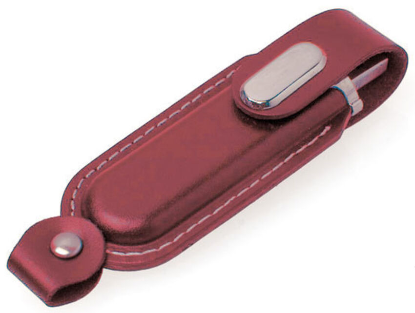 USB Promotion - Clé usb, emballage en cuir F-017