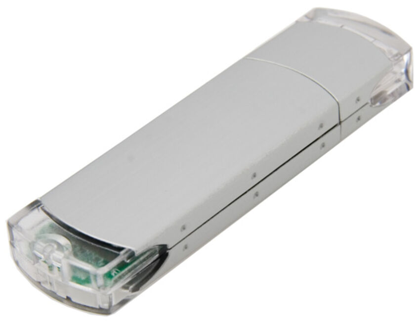 USB Promotion - Clé USB - métal et plastique translucide -15F