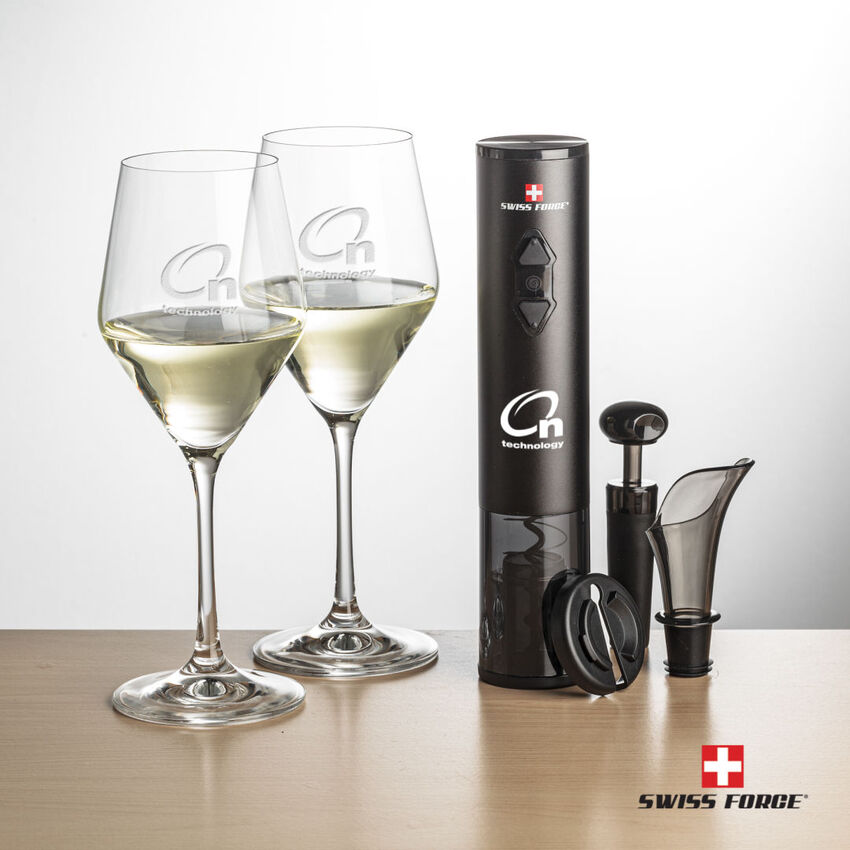 SRG - Coffret - 2 verres à vin et ouvre-bouteille BWA103-BG SRG - Coffret - 2 verres à vin et ouvre-bouteille BWA103-BG
