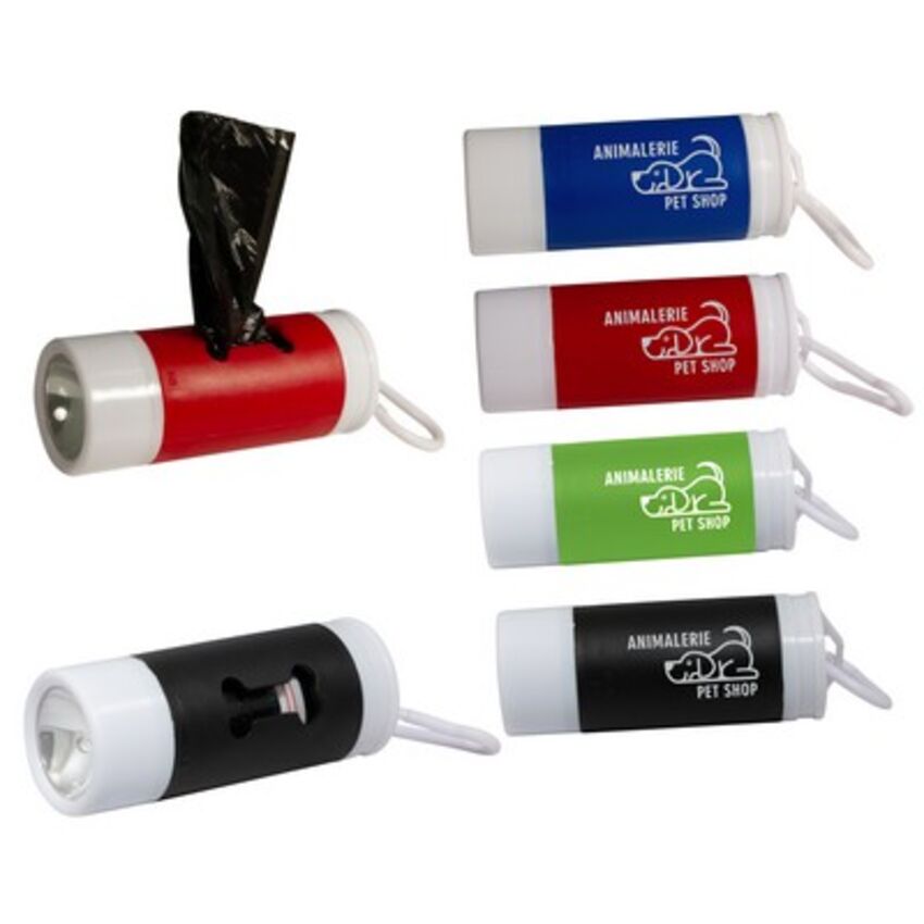 Bursel - Distributeur de sac pour chien avec lampe de poche 2049