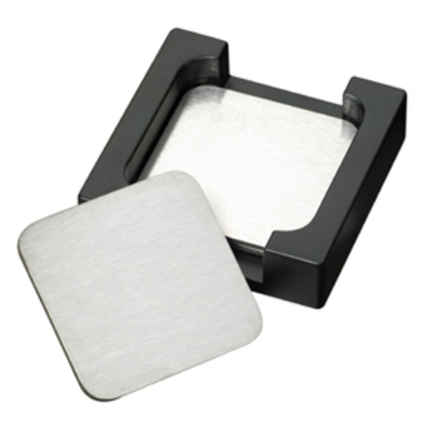 SRG - Ensemble de 6 sous-verres en acier inoxydable L004