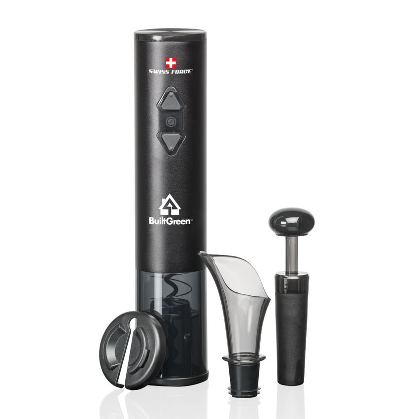 st-regis - Ensemble swiss force pour le vin (ouvre bouteille automatique) SFL895-BK
