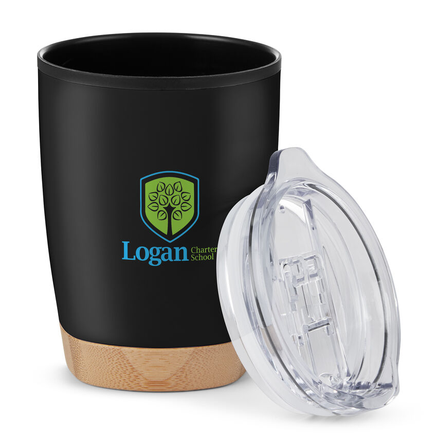 Primeline - Gobelet avec base en bambou 12 onces MG480