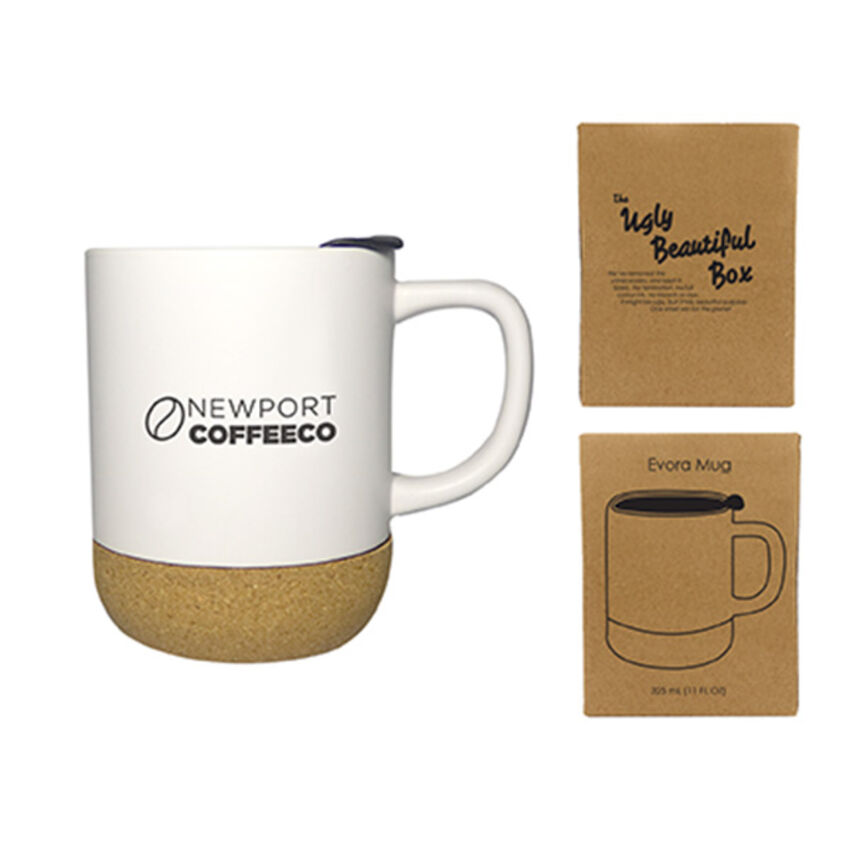 Debco - Gobelet en céramique avec base en liège (11 oz) CM9000