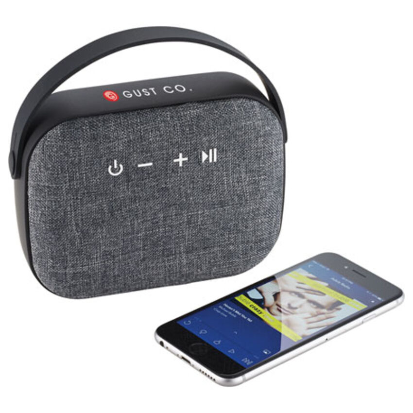Leeds - Haut-parleur bluetooth 5 watts en tissu 7198-18 Leeds - Haut-parleur bluetooth 5 watts en tissu 7198-18