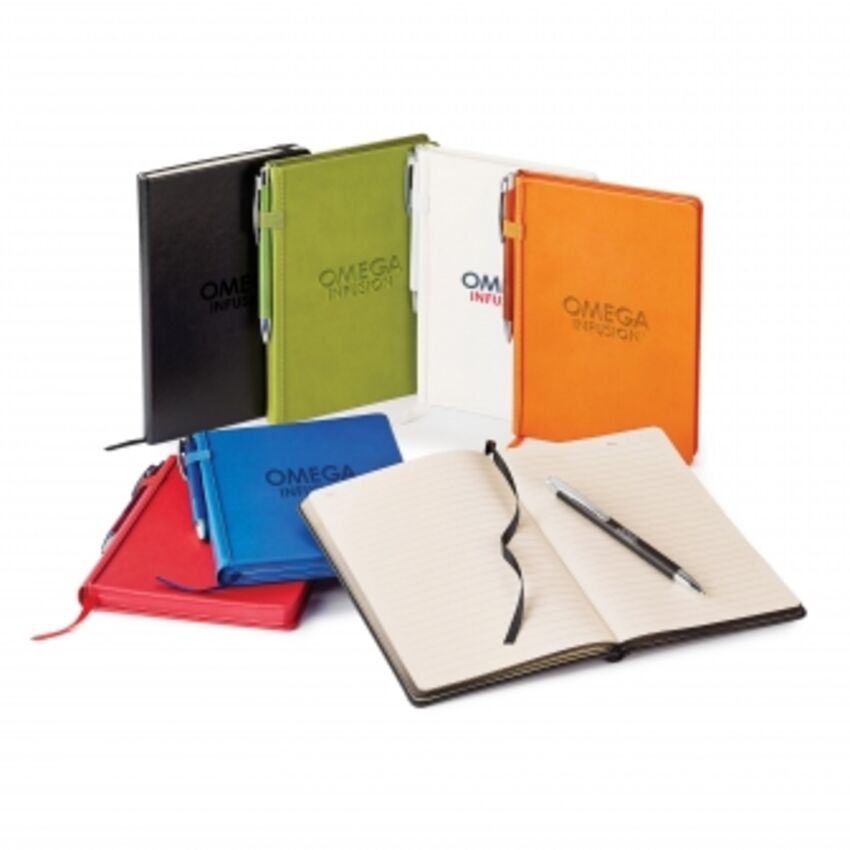 Spector & Co. - Journal couverture en vinyle avec stylo ST4361