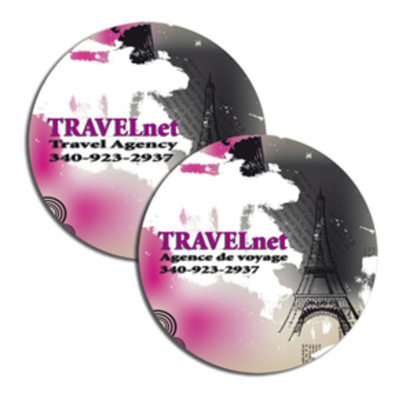 MiniMedia - Magnétique 2 cotés : rond 2-1/8'' MGD126 MiniMedia - Magnétique 2 cotés : rond 2-1/8'' MGD126