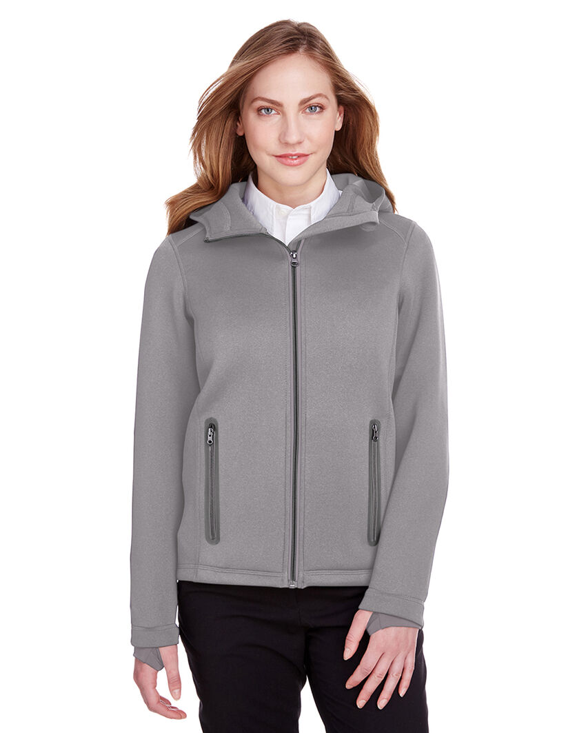 AlphaBroder - Manteau chiné extensible NE707W