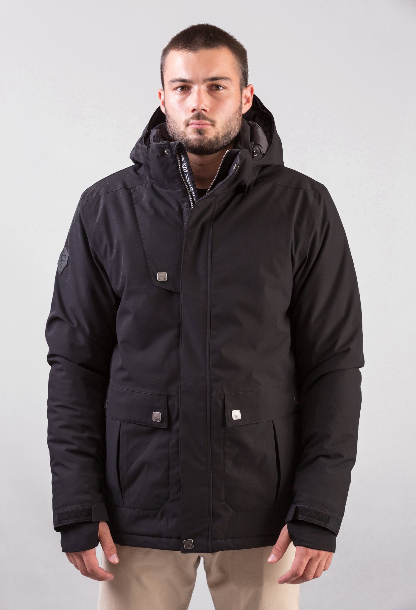 KLO Canada - Manteau isolé DOUCET NOIR KLO Canada - Manteau isolé DOUCET NOIR