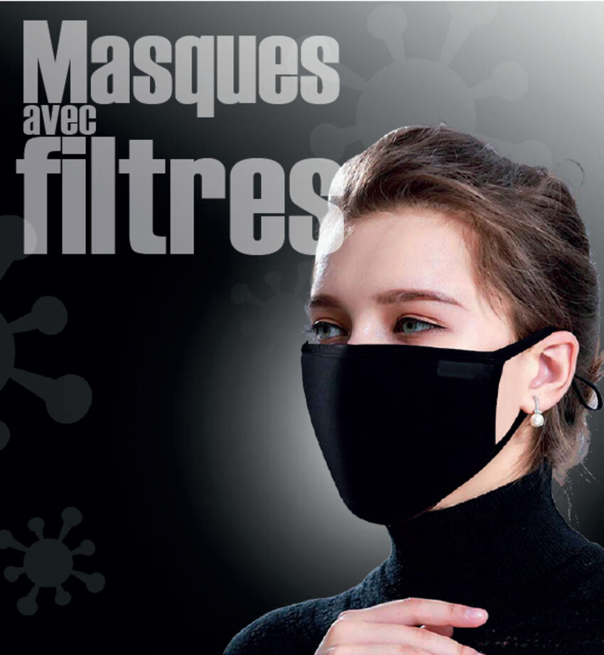 fabrik66 - Masque lavable avec filtre 