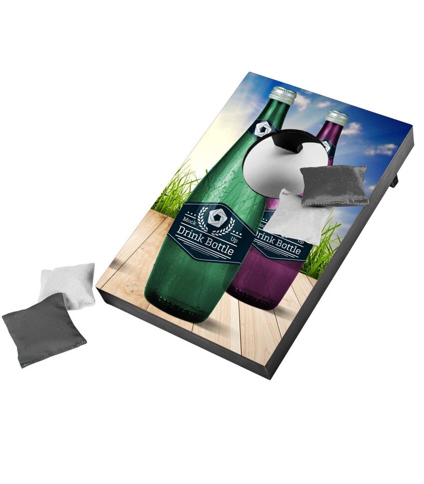 Peerlees - Mini jeu de poches, image plein impression CHG001 Peerlees - Mini jeu de poches, image plein impression CHG001