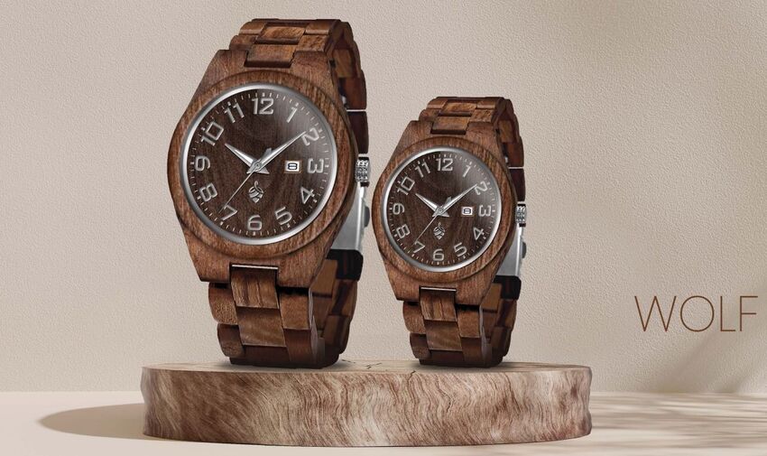 rustic tac - Montre en bois Rustic Tac fabriquée au Québec WOLF rustic tac - Montre en bois Rustic Tac fabriquée au Québec WOLF