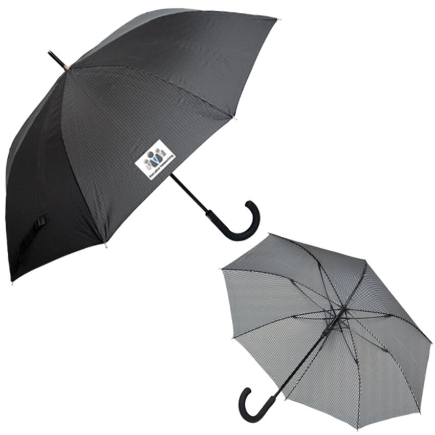 Debco - Parapluie exécutif à rayures fines UE8497 Debco - Parapluie exécutif à rayures fines UE8497