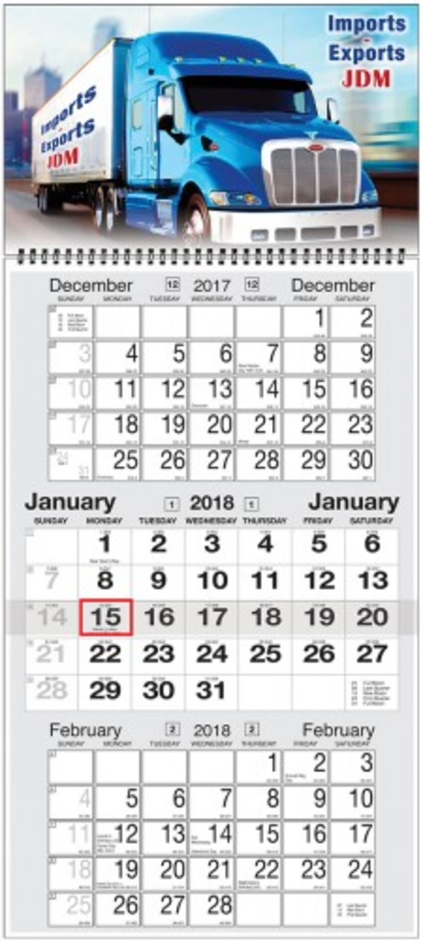 pca - Planificateur 3 mois PCA5160