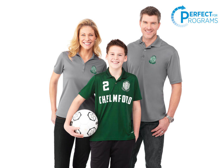 Trimark - Polo texturé en microfibres pour enfant 56252