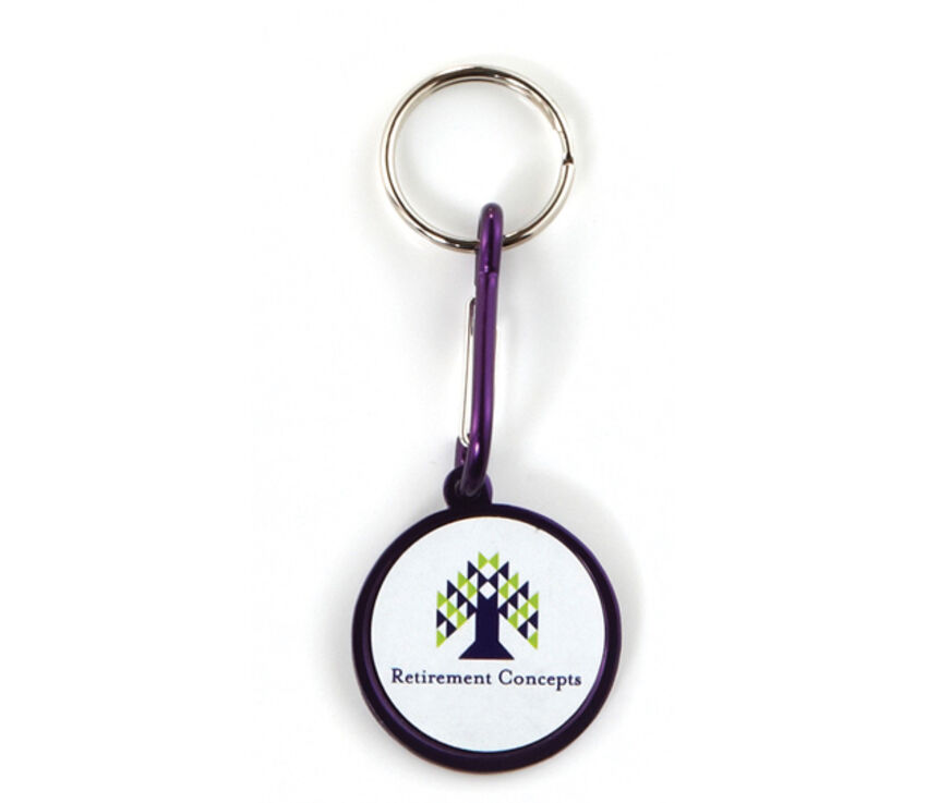 APF - Porte-clés en aluminium avec crochet CHKCL