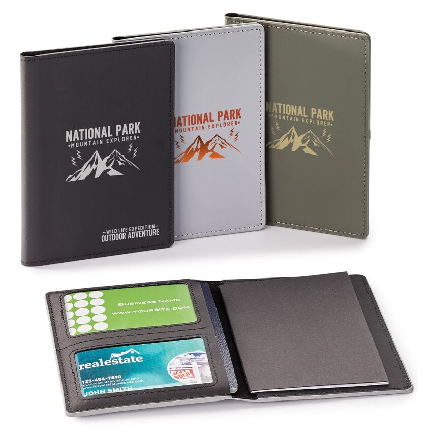 Spector & Co. - PORTE PASSPORT IDRF AVEC CARNET MÉMO ST157 Spector & Co. - PORTE PASSPORT IDRF AVEC CARNET MÉMO ST157