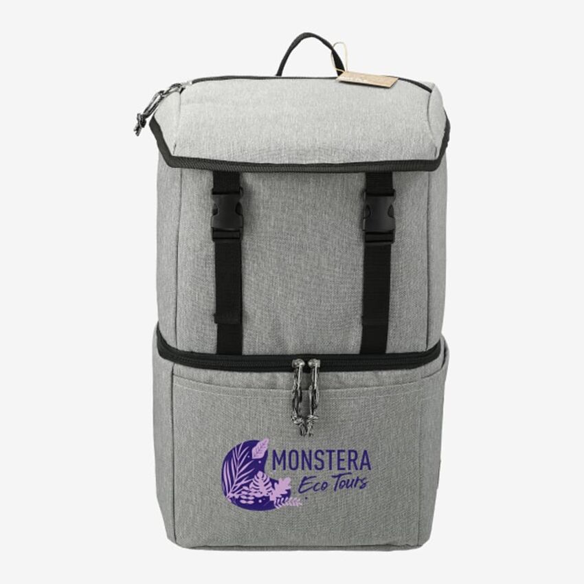 Leeds - Sac à dos et glacière 2-en-1, fait de matériaux recyclé 3750-39