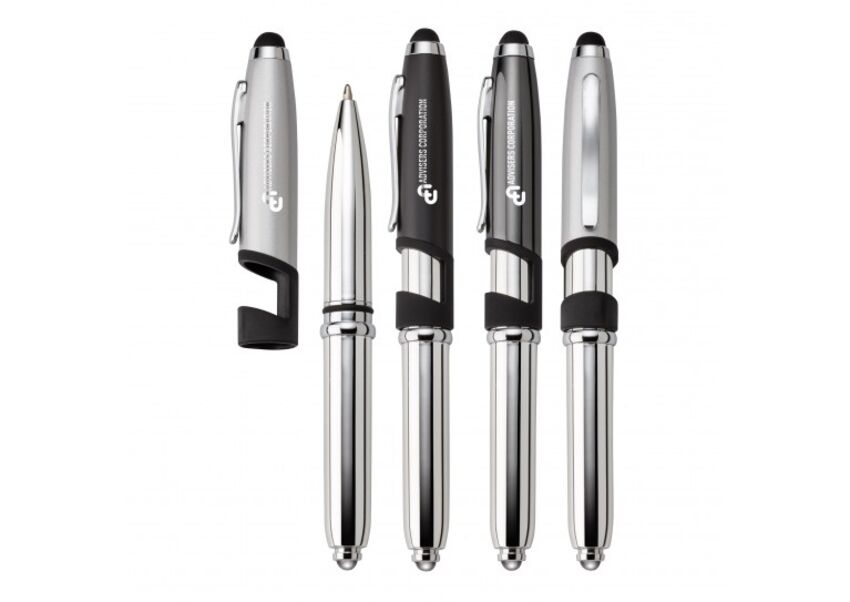 Spector & Co. - Stylet/stylo/lampe de poche/support à téléphone I133