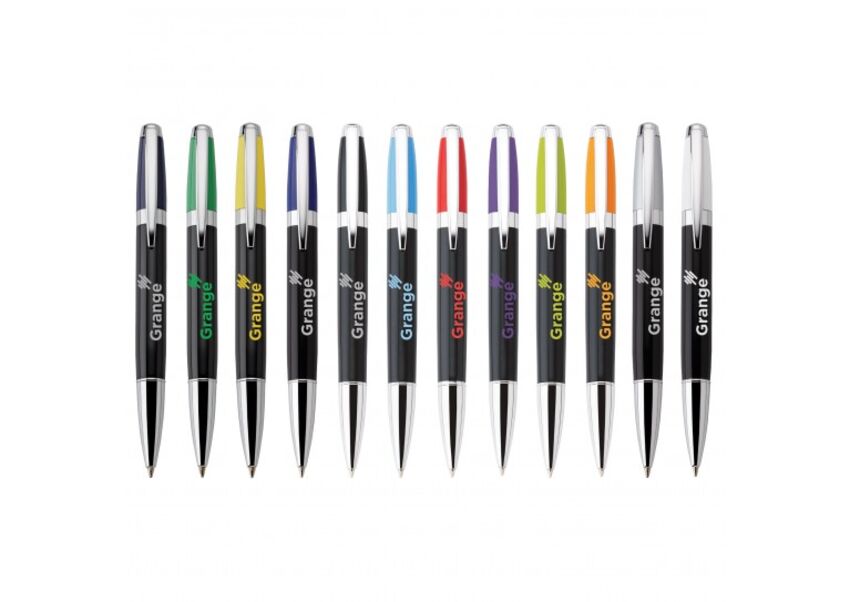 Spector & Co. - Stylo à bille en métal 2 tons G3034 Spector & Co. - Stylo à bille en métal 2 tons G3034