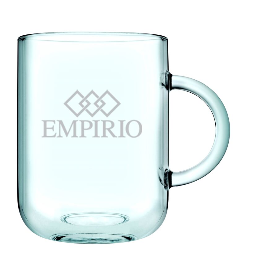 DezineCorp - Tasse 12 oz en verre recyclé G1290CL