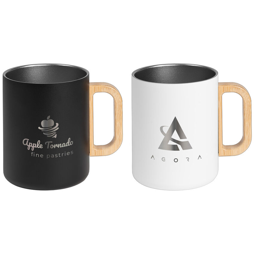 Goldstar - Tasse double paroi avec poignées en bambou MVC-L Goldstar - Tasse double paroi avec poignées en bambou MVC-L