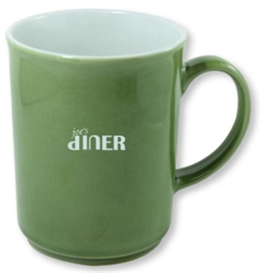 DezineCorp - Tasse en céramique 2 tons C5450TCWH-1BR