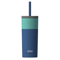 Bouteille avec paille en silicone (20 oz)