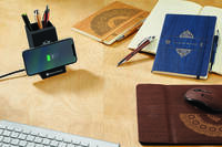 Chargeur sans fil et porte-stylo 2-en-1