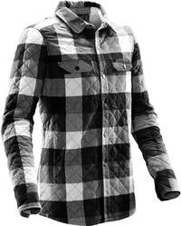 Chemise à carreaux matelassée