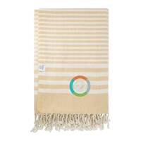 Couverture Hilana fait 50% coton recyclé 71 x 59 po