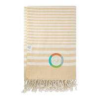 Couverture Hilana fait 50% coton recyclé 71 x 59 po