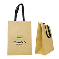 Sac réutilisable en papier kraft laminé éco