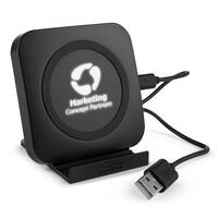 Support de recharge sans fil et support à téléphone lumineux