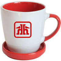 Tasse 16 oz avec soucoupe