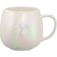 Tasse en céramique iridescente