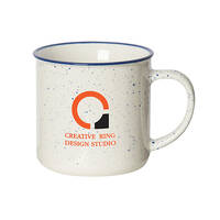 Tasse en grès accentué de taches colorées (325 ml / 11oz)